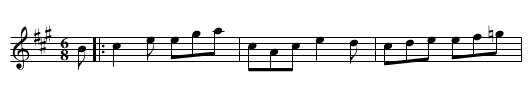 Lady Nellie Wemyss - staff notation