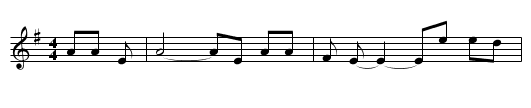 Lady of Carlisle - staff notation