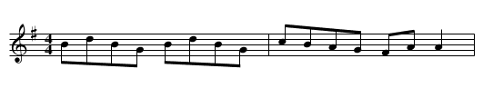 Lady of the Lake  [9] - staff notation