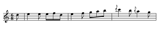 Lady of the Lake. RH.172, The - staff notation
