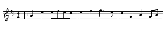 Lady Of The Lake - staff notation