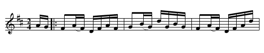 Lady on the Railroad - staff notation