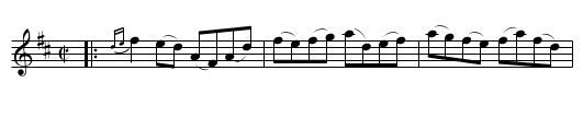 Lady Roslyn's Rout - staff notation