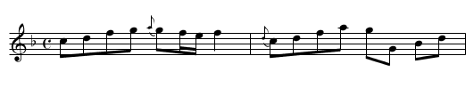 Lady Saltouns Strathspey. Pn1801.06 - staff notation