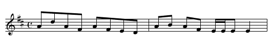 Lady Scot's Reel [2] - staff notation