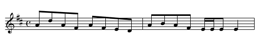 Lady Scott's Reel [2] - staff notation