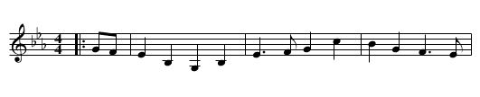 Lady Shaftsbury - staff notation