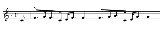 Lady Spencer Chichester - staff notation