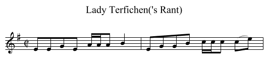 Lady Terfichen('s Rant) - staff notation