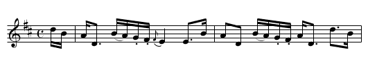 Lady Viscountess Duncan's Strathspey - staff notation