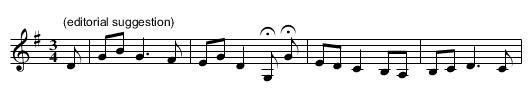 Lady Walking, A  - staff notation