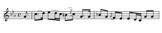 Lady Wallace [3] - staff notation