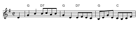 Lady Walpole's Reel  [G] - staff notation