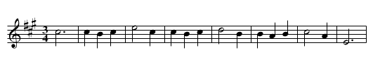 »Lagergrens vals»; - staff notation