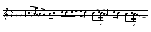 L'aguardiente bien me gusta (CT 500) - staff notation