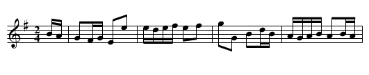 LAKE ERIE - staff notation