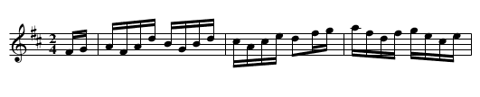 Lakeview Reel - staff notation