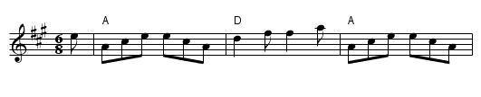 Lamb Skinnet - staff notation