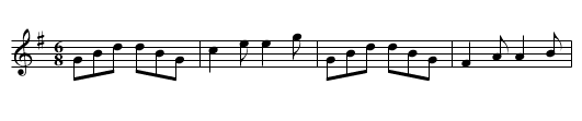 Lamb Skinnet - staff notation