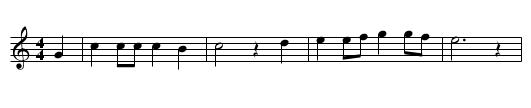 Lame Tame Crane - staff notation