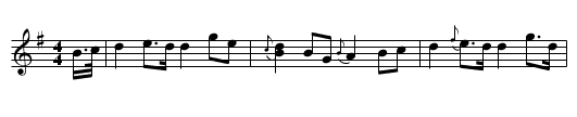 Lament for Capt. Cook - staff notation