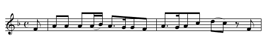 Lammikin - staff notation