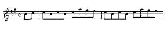Lamplighters Hornpipe [1] - staff notation