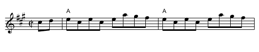 Lamplighter's Hornpipe (R-90) - staff notation