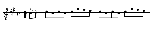 LAMPLIGHTER'S HORNPIPE - staff notation