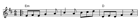 Lanagan's Ball - staff notation