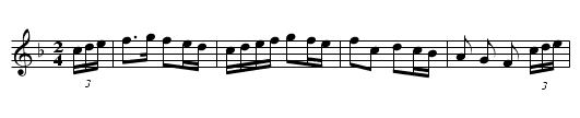 Lancashire Processional Morris - staff notation