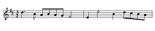 Lancaster Hornpipe [2] - staff notation