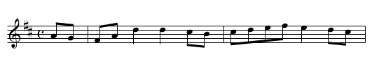 Lancaster Hornpipe - staff notation