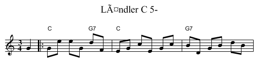 LÃ¤ndler C 5- - staff notation