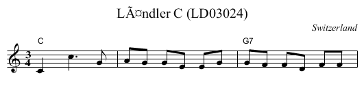 LÃ¤ndler C (LD03024) - staff notation