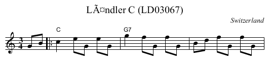 LÃ¤ndler C (LD03067) - staff notation