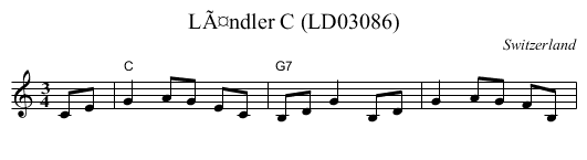 LÃ¤ndler C (LD03086) - staff notation