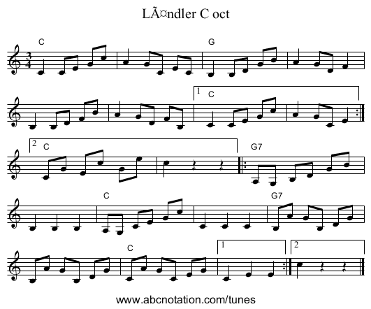 LÃ¤ndler C oct - staff notation