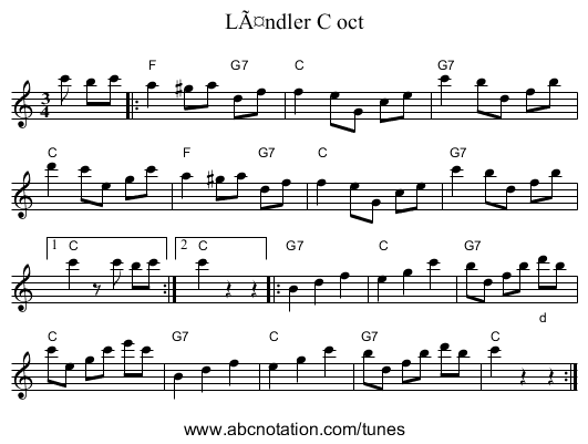 LÃ¤ndler C oct - staff notation