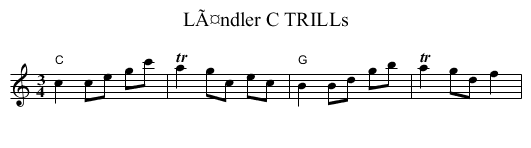 LÃ¤ndler C TRILLs - staff notation