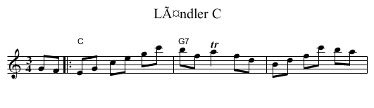 LÃ¤ndler C - staff notation