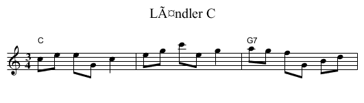 LÃ¤ndler C - staff notation