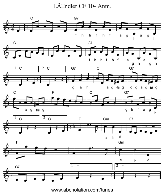 LÃ¤ndler CF 10- Anm. - staff notation