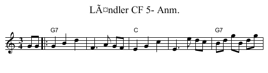 LÃ¤ndler CF 5- Anm. - staff notation