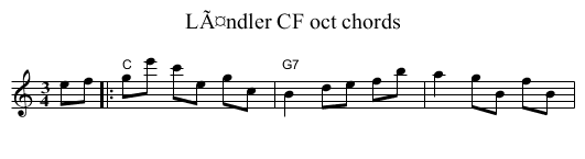 LÃ¤ndler CF oct chords - staff notation