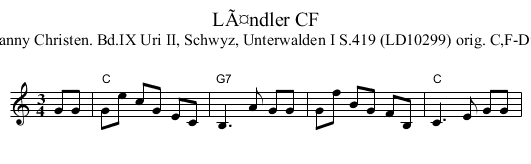 LÃ¤ndler CF - staff notation