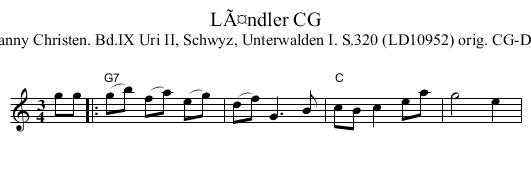 LÃ¤ndler CG - staff notation