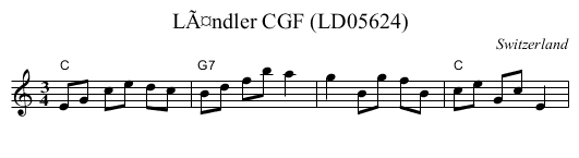 LÃ¤ndler CGF (LD05624) - staff notation