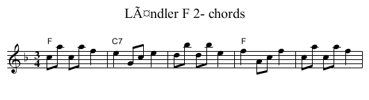 LÃ¤ndler F 2- chords - staff notation