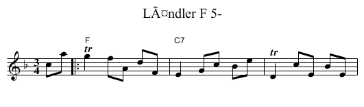 LÃ¤ndler F 5- - staff notation